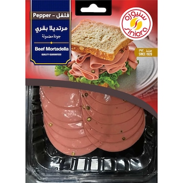 Siniora Beef Mortadella With Pepper 200g