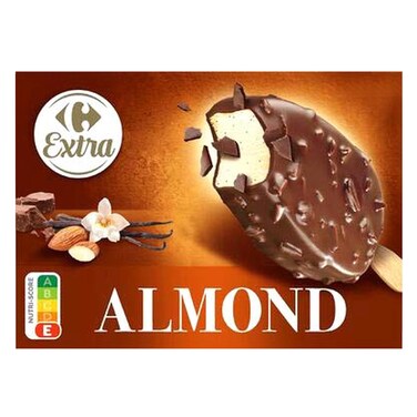 كارفور شوكولاتة اللوز والفانيليا 640 جرام