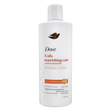دوڤ شامبو للشعر المجعد والجاف، العناية بالزيت المغذي، لشعر أكثر نعومة بنسبة 100%، 590 مل