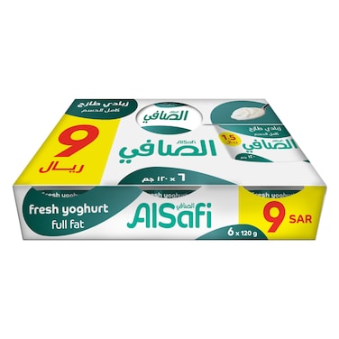 Al Safi Fresh Full Fat Yogurt 120g x6