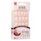 Kiss Salon KAN02 Acrylic Nude French Nails 28 Pieces White