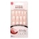 Kiss Salon KAN02 Acrylic Nude French Nails 28 Pieces White