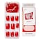 Kiss Impress Press-on Manicure Nail Kit 30 Pieces Square Kill Heels