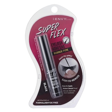 كيس، لاصق الرموش سوبر فليكس من آي إنفي، 5 جرام، أسود