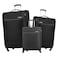 American Tourister Jamaica 3 Pieces Set Trolley, Black