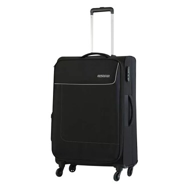 American Tourister Jamaica Spinner Luggage Soft Trolley Black 58cm