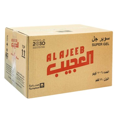 Buy Al Ajeeb - Super Gel 1kg x12 Online | Carrefour KSA