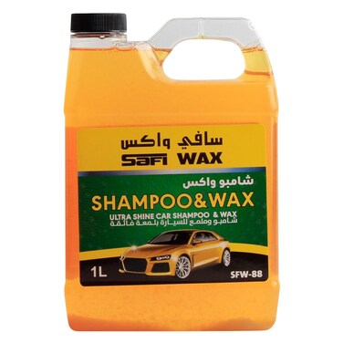 صافي واكس - شامبو وواكس للسيارات برتقالي 1لتر