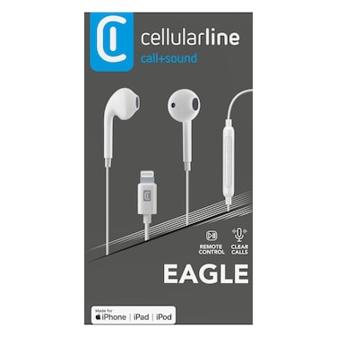 سيلولارلاين - سماعة أذن بيضاء Mfi