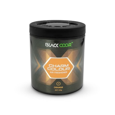 معطر جو بلاك أودور BO-38 تشارم كولور، 180 غرام - يدوم طويلًا   غير سام   مناسب للسيارة، المنزل، المكتب، غرف المعيشة والعمل (قطعة واحدة، برتقالي)
