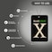 BLACK ODOR X Card Air Freshener &ndash; Long-Lasting Premium Fragrance for Car, Home &amp; Office &ndash; Hanging Aroma Tablet with B-K Ice Scent &ndash; No Gas Car Perfume Card (vanilla)
