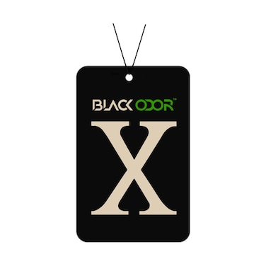 BLACK ODOR X Card Air Freshener &ndash; Long-Lasting Premium Fragrance for Car, Home &amp; Office &ndash; Hanging Aroma Tablet with B-K Ice Scent &ndash; No Gas Car Perfume Card (vanilla)
