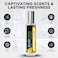 BLACK ODOR Air Freshener Perfume with Hanging Tag &ndash; 30ml, Car &amp; Home Use, Long-Lasting Essential Oil Spray, No Gas, Eco-Friendly (EXOTIC VANILLA)
