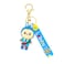 Labubu Style Cartoon Keychain, Soft Rubber Doll with Strap, Metal Key Ring, Bag Charm, Key Holder for Car/Bike/Home Keys, Gift for Girls and Kids(Blue)