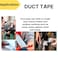 شريط لاصق ماكسويل شديد التحمل - مقاوم للماء، لاصق قوي، مقاوم للتمزق، شريط إصلاح متعدد الأغراض، 48 مم × 32 م