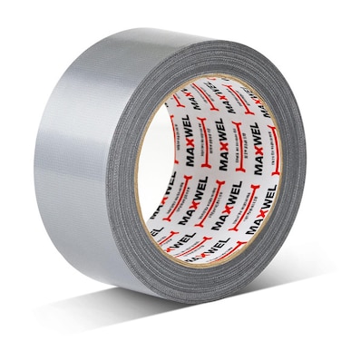 شريط لاصق ماكسويل شديد التحمل - مقاوم للماء، لاصق قوي، مقاوم للتمزق، شريط إصلاح متعدد الأغراض، 48 مم × 32 م