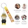 Labubu Cartoon Keychain with Strap &ndash; Cute 3D PVC Figure Pendant for Keys, Bags, Backpacks
