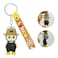 Labubu Cartoon Keychain with Strap &ndash; Cute 3D PVC Figure Pendant for Keys, Bags, Backpacks