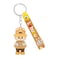 Labubu Cartoon Keychain with Strap &ndash; Cute 3D PVC Figure Pendant for Keys, Bags, Backpacks