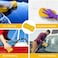 Large Car Wash Sponge &ndash; High Absorbent, Soft &amp; Durable Cleaning Sponge for Cars, Bikes, Boats &amp; Household Use (30&times;16&times;6cm, Yellow)