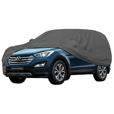 AGC Car Cover for Hyundai Santa Fe &ndash; All Weather Protection, Waterproof, Dustproof, Sunproof, Snowproof, Scratch Resistant, Triple Stitched, Elastic Fit, Machine Washable