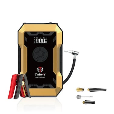 Toby&rsquo;s X21 Car Jump Starter with Air Compressor &ndash; 1500A Peak, 360A Start, Portable Power Bank, Tire Inflator, Multi-Vehicle Support (Car, SUV, Motorcycle, Minivan)