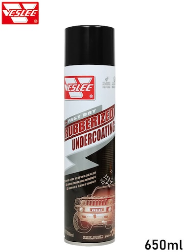 VESLEE Rubberized Undercoating 650ml &ndash; Durable Anti-Rust Asphaltic Coating for Vehicle Protection
