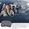 AGC Memory Foam Car Pillow Set 2PCS Neck Support Cushion for Driving and Office Use Model CPL-02 Gray