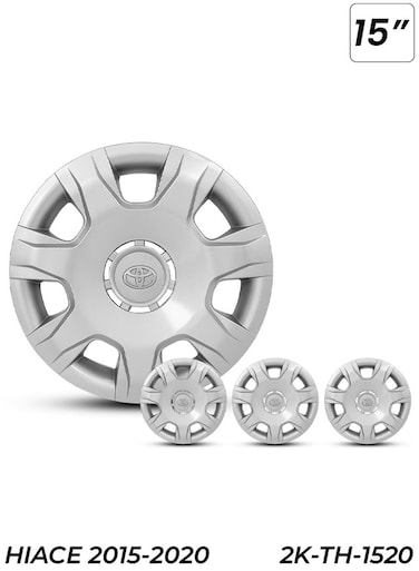 15" Toyota Hiace 2015-2020 Wheel Covers 4-Pack &ndash; Model 2K-TH-1520 Hubcaps Set