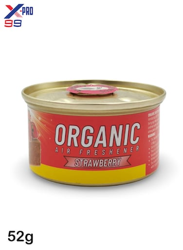 معطر جو عضوي برائحة الفراولة X99-Pro، 52 جم، للتحكم في الروائح الكريهة لفترة طويلة في السيارة والمنزل والمكتب