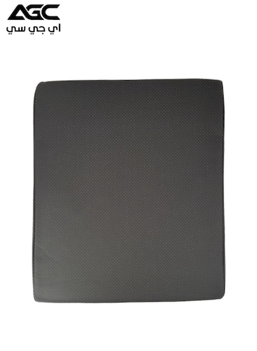 غطاء مسند ذراع السيارة الأسود من AGC مقاس 38×32 سم مع سطح مثقب من مادة البولي يوريثين لحماية وحدة التحكم المركزية وراحة إضافية
