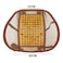 Ergonomic Lumbar Support Back Massager Cushion with Wooden Beads and Breathable Mesh for Chair Seats