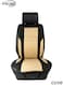 MOB Car Seat Cushion CU116 for Cars Trucks Semis with Support, Ventilation, and Easy Installation Black And Beige