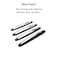 MOB Car Door Edge Guard Protector 4PCS Anti Scratch Trim Strip Set Black Silver Model M2164