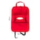 Car Seat Back Organizer with Tissue Box Holder, Bottle Pockets, Tablet Storage, Universal Fit Red