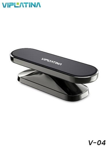 VIPLATINA V-04 360 Degree Magnetic Dashboard Phone Holder with Strong Magnets Black for Car Use Mount
