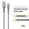 كابل بيانات مايكرو يو إس بي من مايكروديجيت ديزاير DC233M بطول 1.2 متر، يدعم الشحن السريع 3 أمبير، كابل مزخرف للمزامنة.