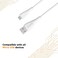 VIDVIE CB427V USB to Micro USB Cable 1M 2.4A Fast Charging Data Sync White Durable Build