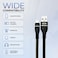 كابل Go-Des GD-UC530IP من USB إلى Lightning بطول 2 متر، يدعم الشحن السريع ومزامنة البيانات، مصنوع من النحاس المطلي بالقصدير.