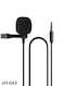 JH-043 Lavalier Microphone 3.5mm Plug and Play Clip On Mic for Phone Tablet Laptop PCRecording Audio