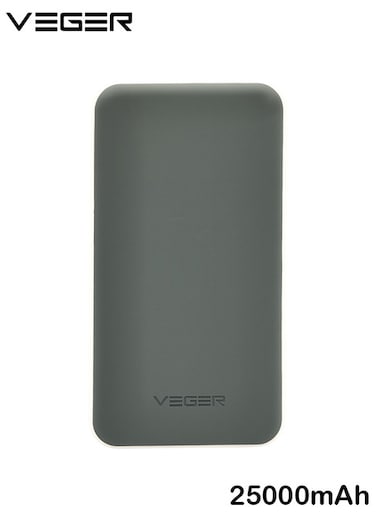 شاحن محمول VEGER بسعة 25000 مللي أمبير مع حماية أمان متعددة الطبقات لأجهزة iPhone و iPad وأجهزة Android.