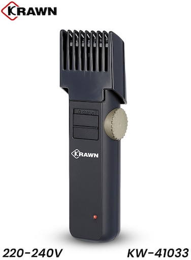 جهاز كراون KW-41033 اللاسلكي لتشذيب شعر الجسم واللحية مع قرص تحكم لضبط طول القص.