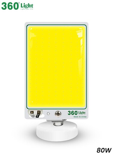 مصباح عمل مغناطيسي بتقنية COB LED بقدرة 80 واط ودوران 360 درجة، يعمل بجهد 12 فولت، مثالي لحالات الطوارئ والتخييم وإصلاح السيارات، محمول للاستخدام في الهواء الطلق.