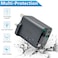 شاحن سريع IMEE Plus IM-HC150 بقدرة 50 واط بتقنية GaN مع كابل قابل للسحب بطول 65 سم ومنافذ USB مزدوجة بتقنية PD و QC، إصدار 2025.