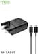 شاحن IMEE Plus طراز IM-TA845 بمنفذ USB-C وقوة 45 واط بتقنية الشحن السريع PD، مزود بكابل USB-C إلى USB-C بطول 1 متر وقابس بريطاني.