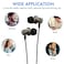 IMEE Plus IM-EP109 Wired Stereo Earphones with Mic 3.5mm Line Control In-Ear Headphones
