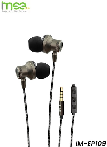 IMEE Plus IM-EP109 Wired Stereo Earphones with Mic 3.5mm Line Control In-Ear Headphones
