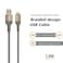 كابل بيانات IMEE Plus IM-DC102 من نوع Lightning إلى USB بطول 1.2 متر، يدعم الشحن السريع 3 أمبير، بتصميم مضفر.