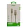 كابل بيانات IMEE Plus IM-DC102 من نوع Lightning إلى USB بطول 1.2 متر، يدعم الشحن السريع 3 أمبير، بتصميم مضفر.
