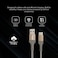 كابل بيانات من نوع USB إلى Type C من IMEE Plus طراز IM-DC103، بطول 1.2 متر، مصنوع من نسيج مضفر، يدعم الشحن السريع بقدرة 3 أمبير، سلك متين.